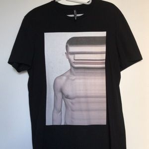 Neil Barrett Man Print Shirt